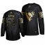 Adidas Pittsburgh Penguins #58 Kris Letang Mens 2019 Black Golden Edition Authentic Stitched NHL Jersey