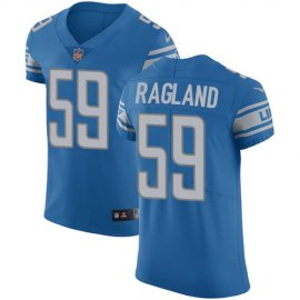 Nike Detroit Lions #59 Reggie Ragland Blue Team Color Mens Stitched NFL Vapor Untouchable Elite Jersey