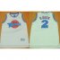 Space Jam Tune Squad #2 Daffy Duck White Stitched NBA Jersey