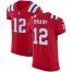 Nike New England Patriots #12 Tom Brady Red Alternate Mens Stitched NFL Vapor Untouchable Elite Jersey