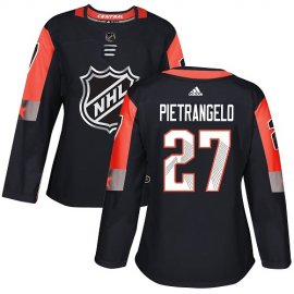 Adidas St. Louis Blues #27 Alex Pietrangelo Black 2018 All-Star Central Division Authentic Womens Stitched NHL Jersey