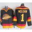 Vancouver Canucks #1 Kirk Mclean Black/Gold CCM Throwback Stitched NHL Jersey