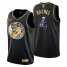 Toronto Toronto Raptors #4 Scottie Barnes Mens Golden Edition Diamond Logo 2021/22 Swingman Jersey – Black Mens