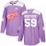 Adidas Detroit Red Wings #59 Tyler Bertuzzi Purple Authentic Fights Cancer Stitched Youth NHL Jersey
