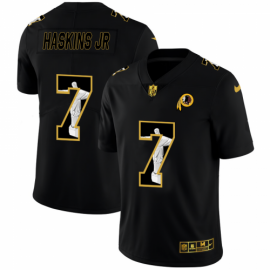 Washington Football Team #7 Dwayne Haskins Jr Mens Nike Carbon Black Vapor Cristo Redentor Limited NFL Jersey