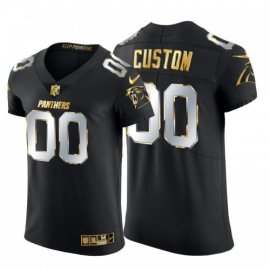 Carolina Panthers Custom Mens Nike Black Edition Vapor Untouchable Elite NFL Jersey