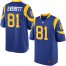 Nike Los Angeles Rams #81 Gerald Everett Royal Blue Alternate Youth Stitched NFL Elite Jersey