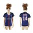 Womens Paris Saint-Germain #14 Matuidi Home Soccer Club Jersey