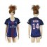 Womens Paris Saint-Germain #14 Matuidi Home Soccer Club Jersey