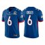 Mens Seattle Seahawks #6 Quandre Diggs 2022 Royal NFC Pro Bowl Stitched Jersey