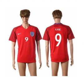 England #9 Kane Away Soccer Country Jersey