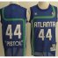 Atlanta Hawks 44 Pete Maravich Blue Throwback M&N NBA Jerseys Cheap