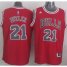 Chicago Bulls #21 Jimmy Butler Red Stitched Revolution 30 NBA Jersey New Style