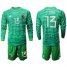 Mexico #13 G.Ochoa Green Long Sleeves Goalkeeper Soccer Country Jersey