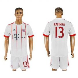 Bayern Munchen #13 Rafinha Sec Away Soccer Club Jersey