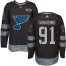 Adidas St. Louis Blues #91 Vladimir Tarasenko Black 1917-2017 100th Anniversary Stitched NHL Jersey