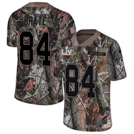 Nike Tampa Bay Buccaneers #84 Cameron Brate Camo Youth Super Bowl LV Bound Stitched NFL Limited Rush Realtree Jersey