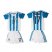 Argentina #17 Otamendi Home Kid Soccer Country Jersey