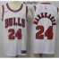 Mens Nike Chicago Bulls #24 Lauri Markkanen White NBA Authentic Association Edition Jersey