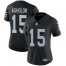 Nike Las Vegas Raiders #15 Nelson Agholor Black Team Color Womens Stitched NFL Vapor Untouchable Limited Jersey