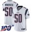Nike New England Patriots #50 Chase Winovich White Youth Stitched NFL 100th Season Vapor Untouchable Limited Jersey