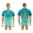 Barcelona #3 Pique Sec Away Soccer Club Jersey