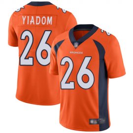 Nike Denver Broncos #26 Isaac Yiadom Orange Team Color Mens Stitched NFL Vapor Untouchable Limited Jersey