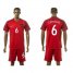 Portugal #6 Carvalho Home Soccer Country Jersey