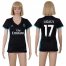 Womens Real Madrid #17 Lucas V. Away Soccer Club Jersey