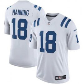 Indianapolis Colts #18 Peyton Manning Mens Nike White Retired Player Limited Jersey
