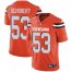 Nike Cleveland Browns #53 Joe Schobert Orange Alternate Mens Stitched NFL Vapor Untouchable Limited Jersey