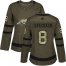 Adidas Washington Capitals #8 Alex Ovechkin Green Salute to Service Womens Stitched NHL Jersey