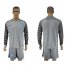 Greece Blank Grey Goalkeeper Long Sleeves Soccer Country Jersey