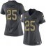 Nike Pittsburgh Steelers #25 Artie Burns Black Womens Stitched NFL Limited 2016 Salute to Service Jersey