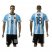 Argentina #18 Tevez Home Soccer Country Jersey