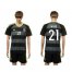Wales #21 Ward Black Away Soccer Club Jersey