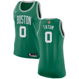 Nike Boston Celtics #0 Jayson Tatum Womens 2022 NBA Finals Swingman Icon Edition Jersey Womens