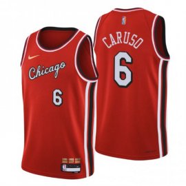 Chicago Chicago Bulls #6 Alex Caruso Mens Nike Red 2021/22 Swingman NBA Jersey – City Edition Mens