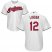 Cleveland Indians #12 Francisco Lindor White Home Stitched Youth MLB Jersey