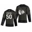 Chicago Blackhawks #50 Corey Crawford Adidas 2019 Veterans Day Mens Authentic Practice NHL Jersey Camo