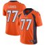 Nike Denver Broncos #77 Sam Jones Orange Team Color Mens Stitched NFL Vapor Untouchable Limited Jersey