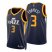 Nike Utah Jazz #3 Trent Forrest Navy Mens 2021-22 NBA 75th Anniversary Diamond Swingman Jersey – Icon Edition Mens