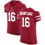 Nike San Francisco 49ers #16 Joe Montana Red Team Color Mens Stitched NFL Vapor Untouchable Elite Jersey