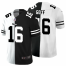 Los Angeles Rams #16 Jared Goff Mens Black V White Peace Split Nike Vapor Untouchable Limited NFL Jersey