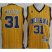 Indiana Pacers #31 Reggie Miller Yellow Soul Swingman Throwback M&N NBA Jerseys Cheap
