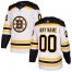Mens Adidas Bruins Personalized Authentic White Road NHL Jersey