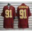 Nike Washington Football Team #91 Ryan Kerrigan Red(Gold Number) 80TH Patch Mens Stitched NFL Elite Jersey