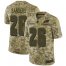 Nike Philadelphia Eagles #26 Miles Sanders Camo Mens Stitched NFL Limited 2018 Salute To Service Jersey