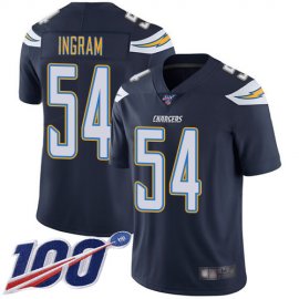 Nike Los Angeles Chargers #54 Melvin Ingram Navy Blue Team Color Mens Stitched NFL 100th Season Vapor Limited Jersey