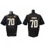 Nike Carolina Panthers #70 Trai Turner Black 2016 Pro Bowl Mens Stitched NFL Elite Jersey